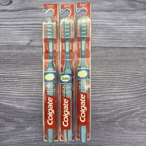 3 LOT Vintage Colgate Total Triple Action Bristles Full Head Soft Bristles 67